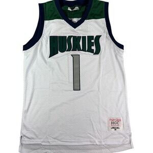 Headgear Classics LaMelo Ball Chino Hills Huskies Jersey White Green Mens L NEW
